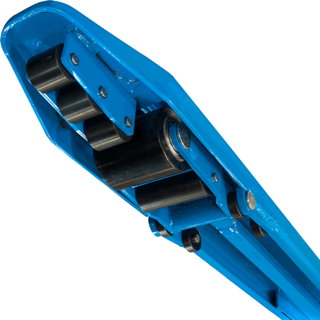 Unilift fork rollers